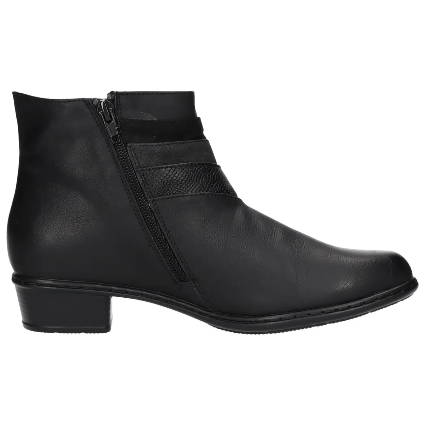 Alyssa Schlupf-/Reißverschlußstiefelette Warmfutter ab 35mm Absatz