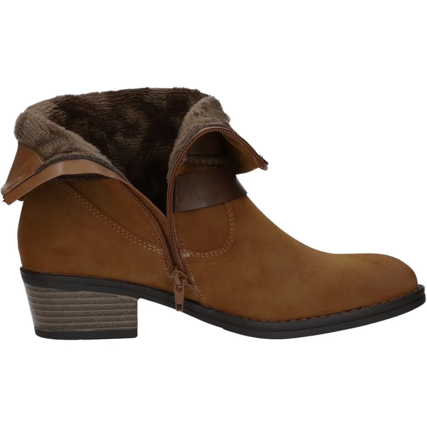 Alyssa Schlupf-/Reißverschlußstiefelette Warmfutter ab 35mm Absatz