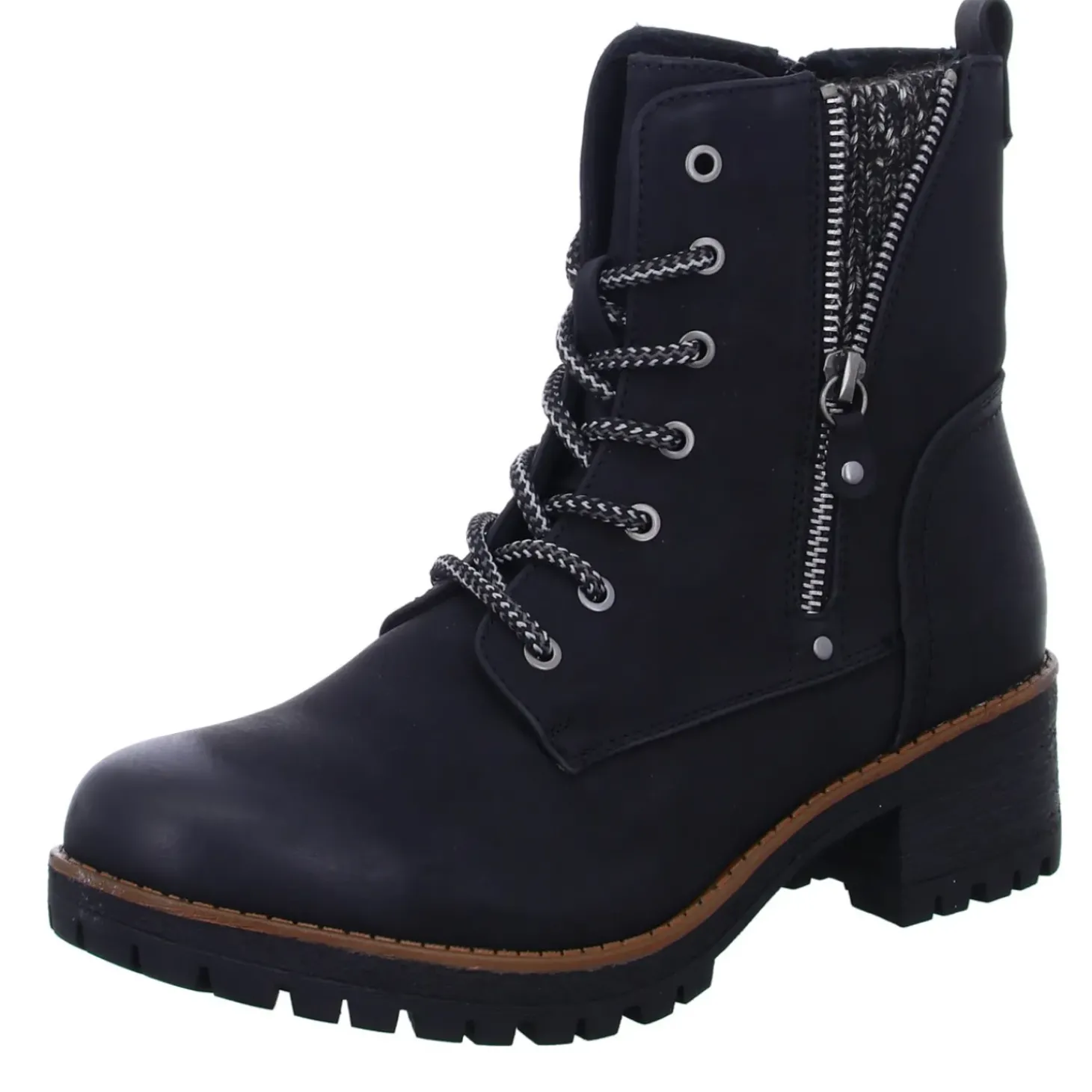 BOXX Schnürstiefelette Warmfutter ab 35mm Absatz