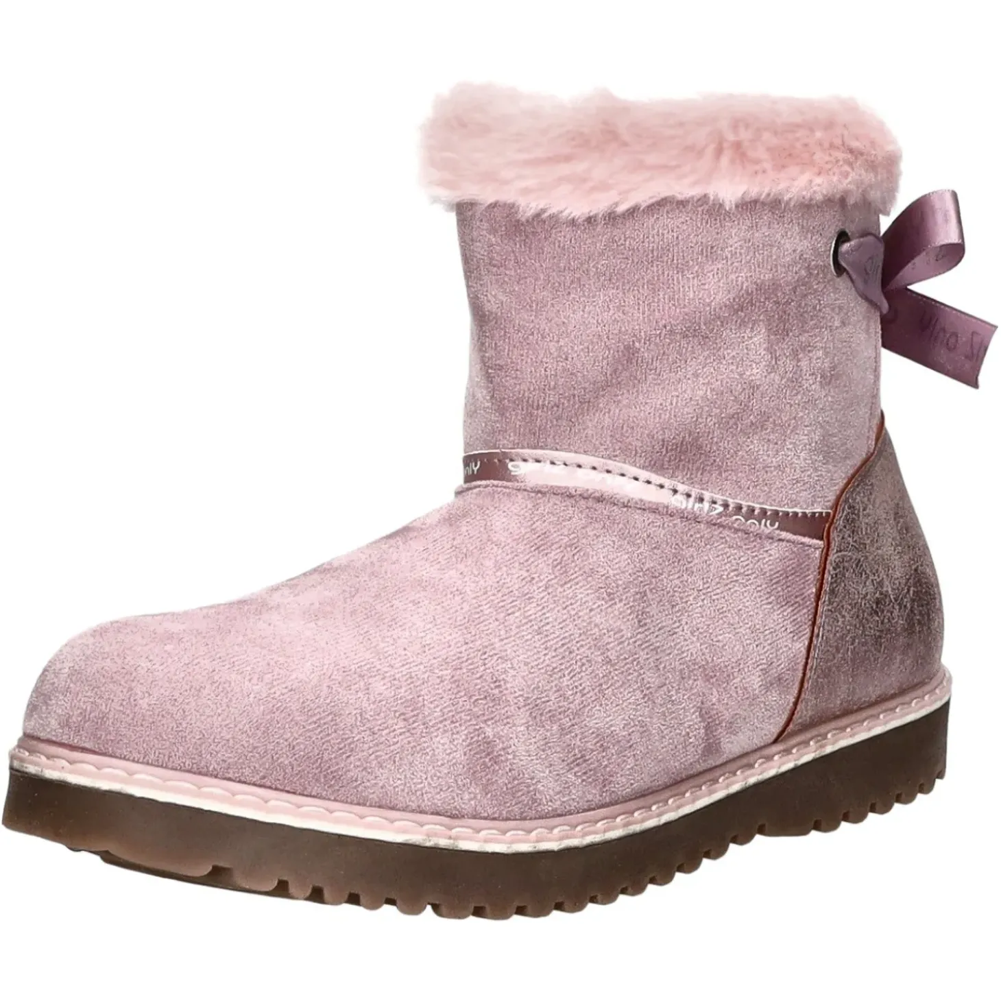 girlZ onlY Schlupf-/Klettstiefelette Warmfutter