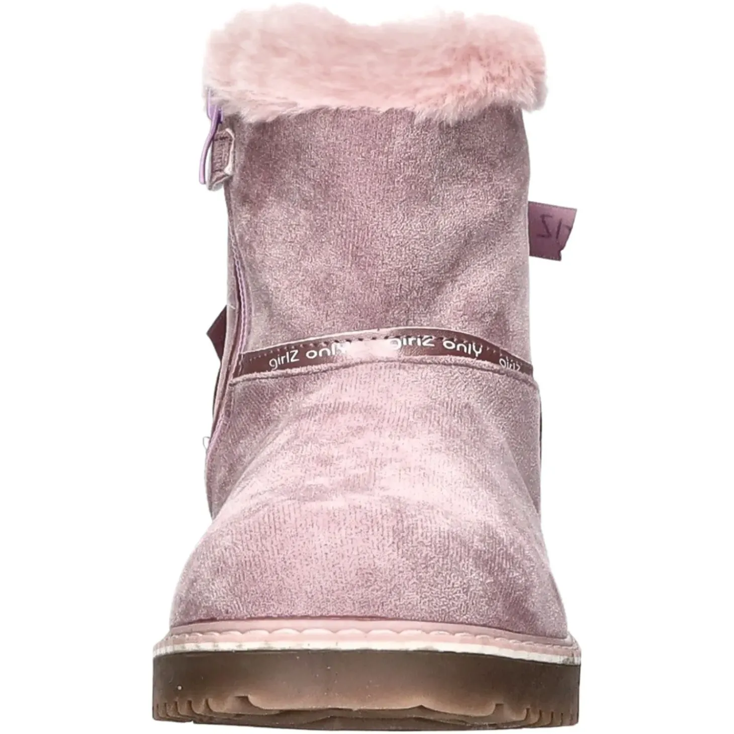 girlZ onlY Schlupf-/Klettstiefelette Warmfutter