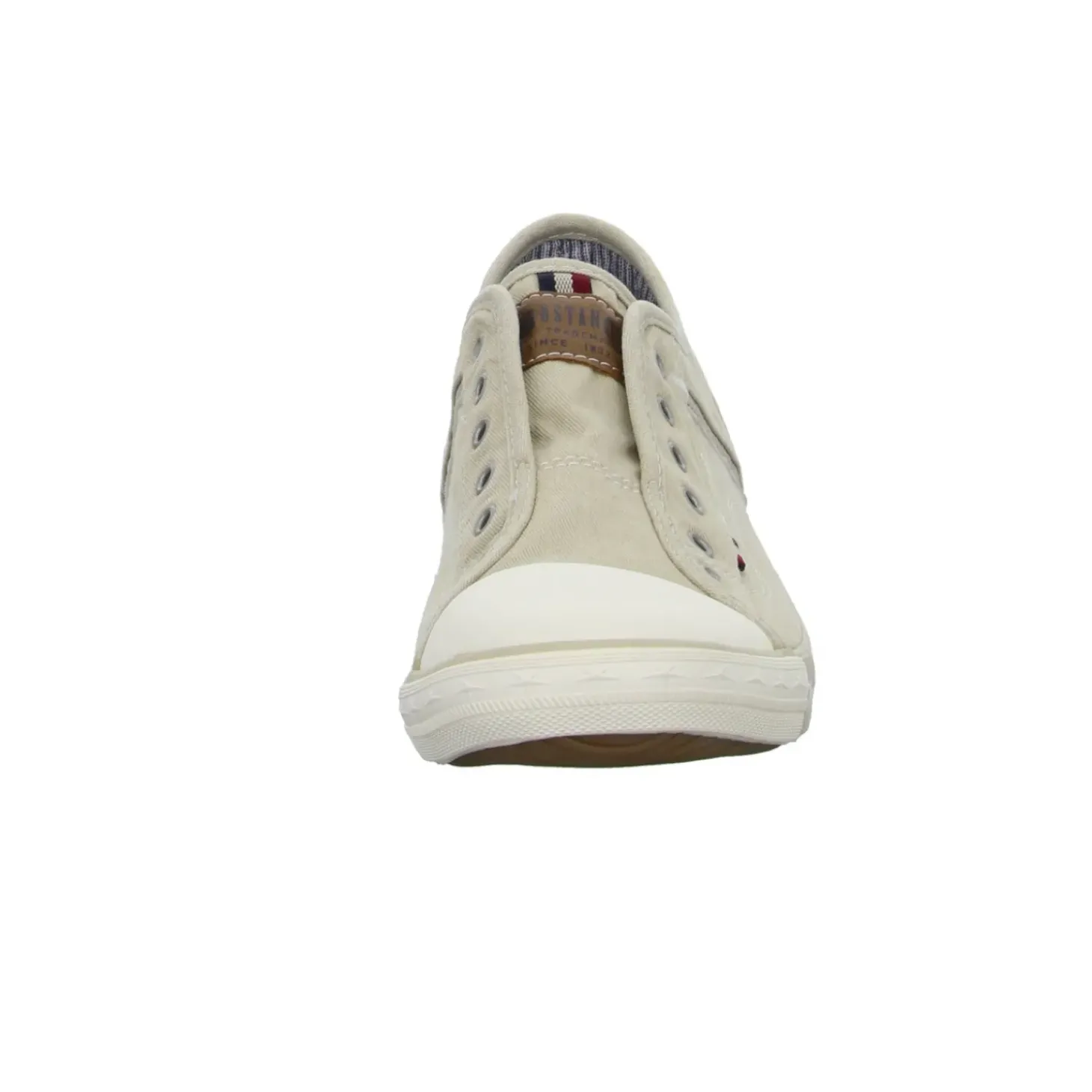 MUSTANG Leinen Slipper/Kletthalbschuh