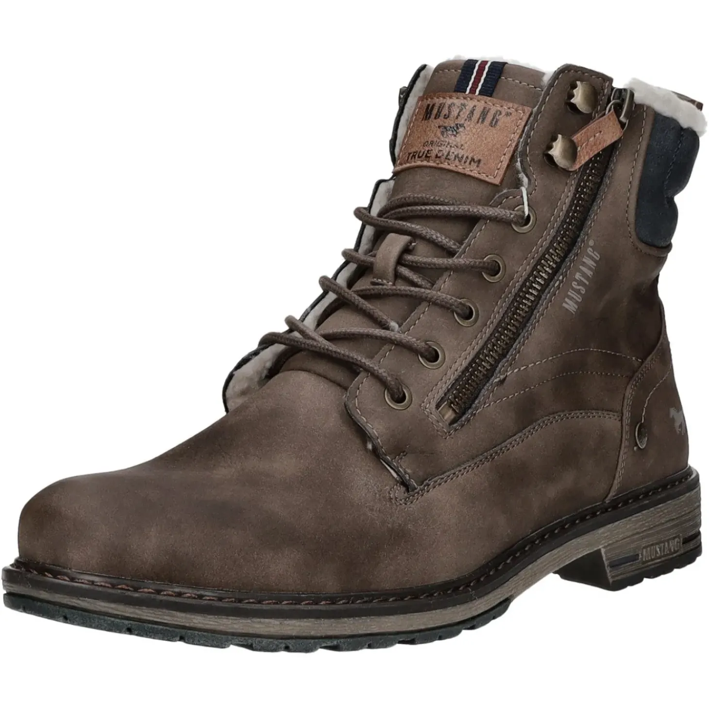 MUSTANG Schnürstiefelette Warmfutter Freizeit (casual)