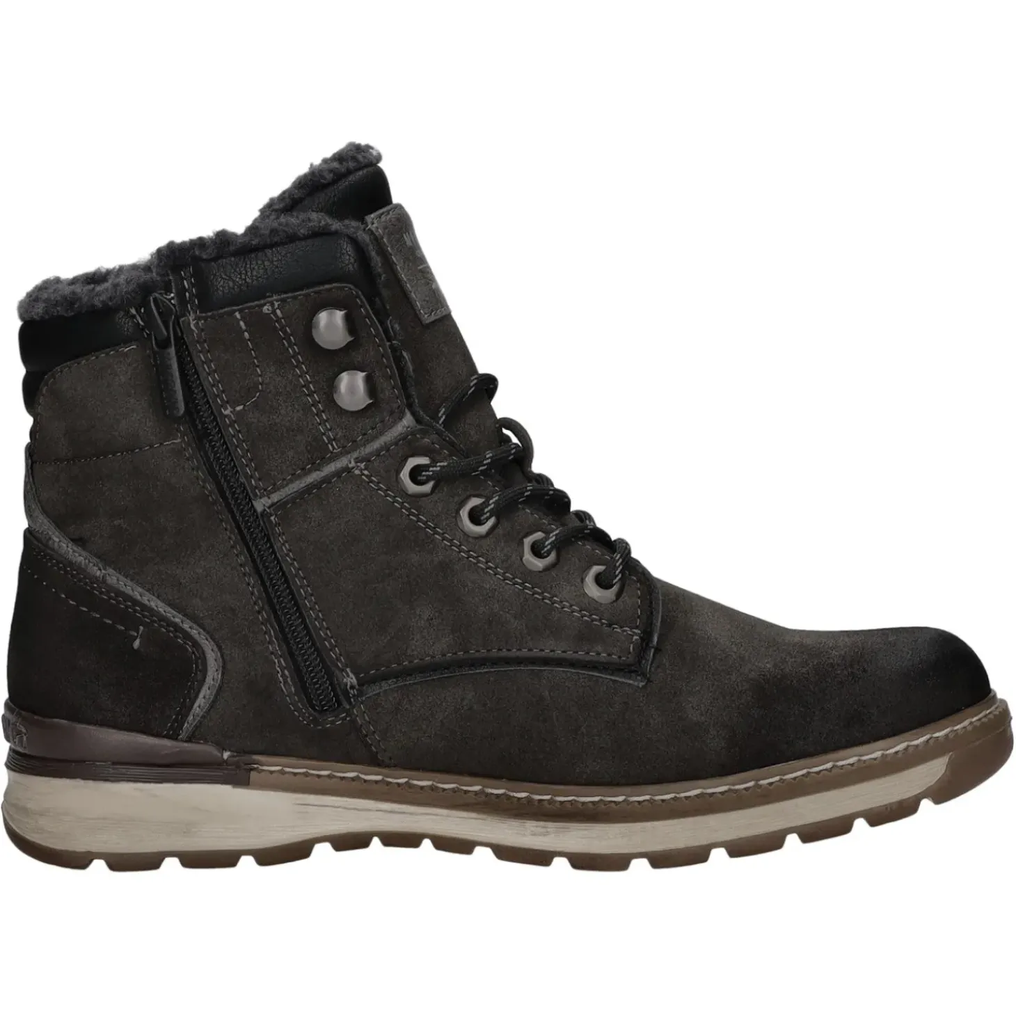 MUSTANG Schnürstiefelette Warmfutter Freizeit (casual)