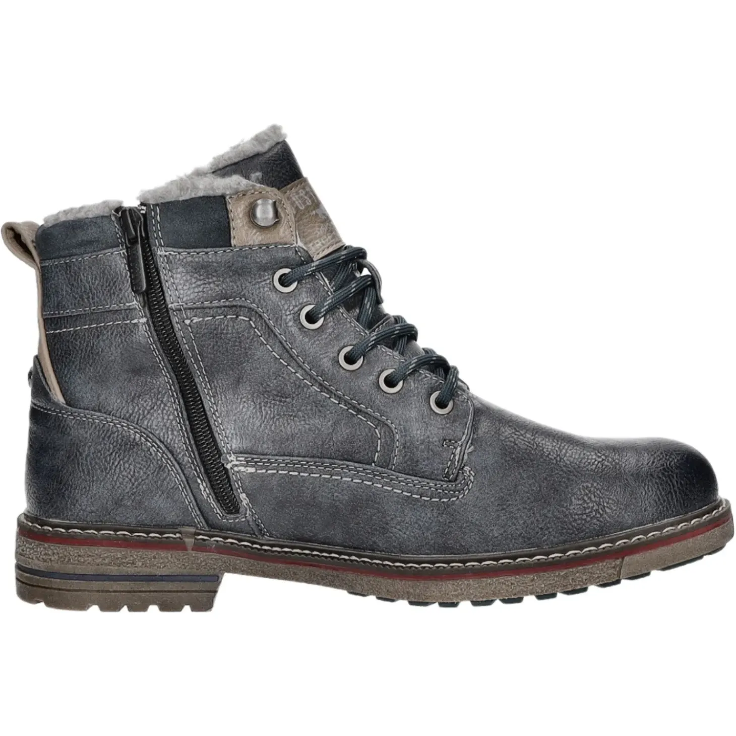 MUSTANG Schnürstiefelette Warmfutter Freizeit (casual)