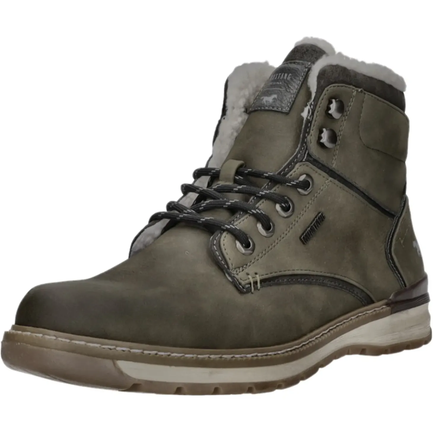 MUSTANG Schnürstiefelette Warmfutter Freizeit (casual)