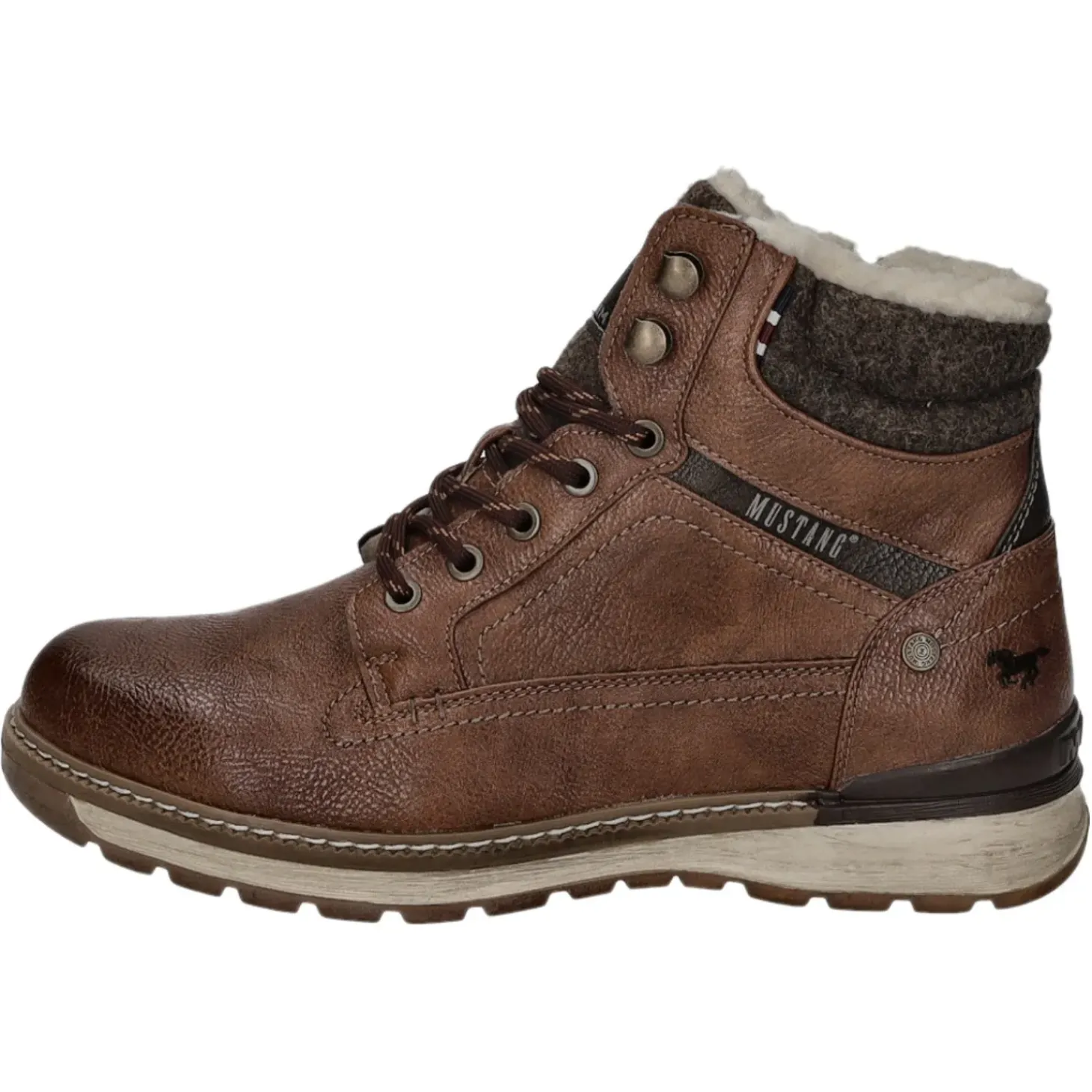 MUSTANG Schnürstiefelette Warmfutter Freizeit (casual)