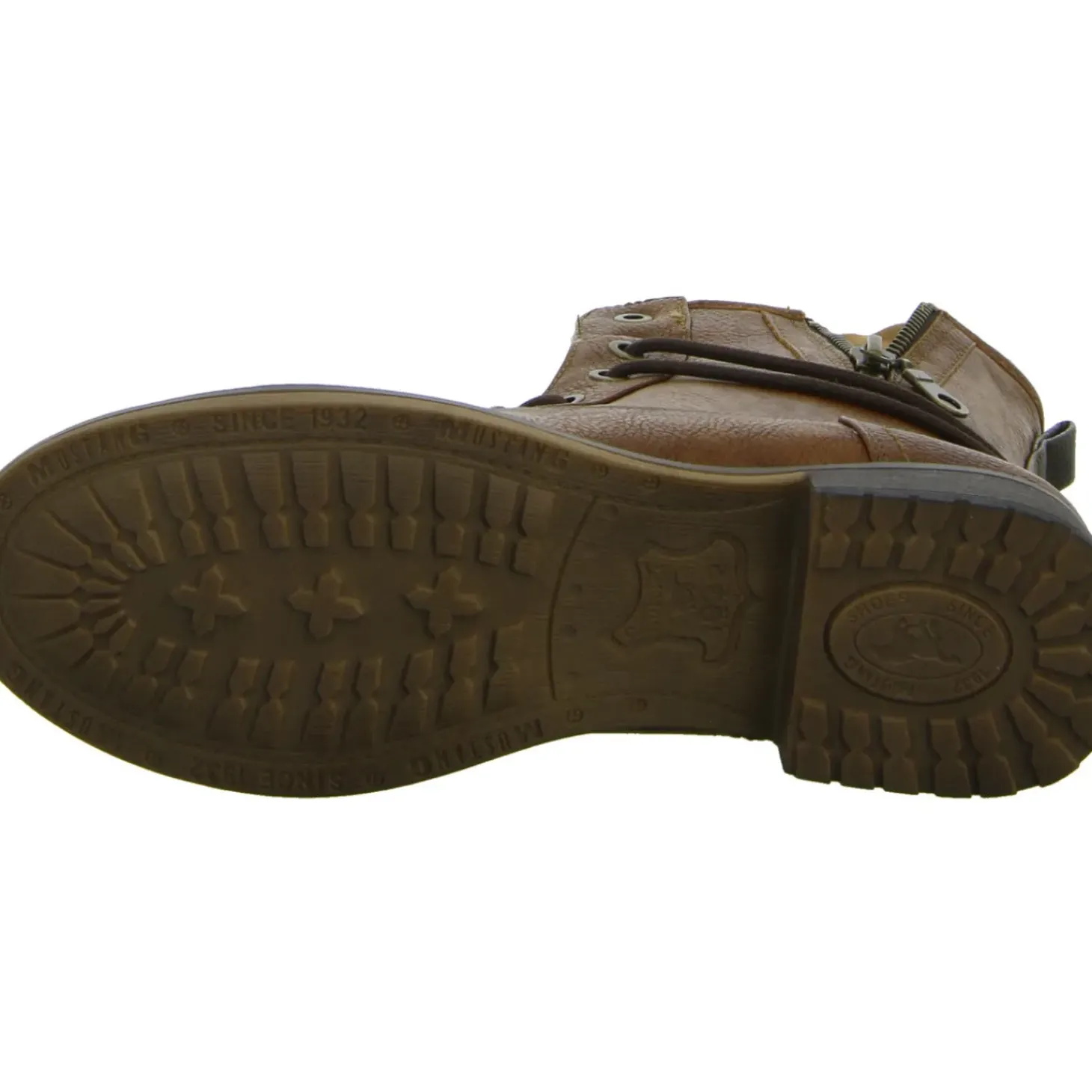 MUSTANG Schnürstiefelette Warmfutter bis 35mm Absatz (casual)