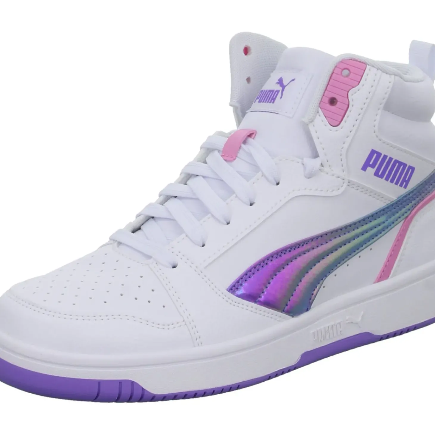 Puma Schnürstiefelette Kaltfutter Rebound V6 Mid Bouncy Sky Jr
