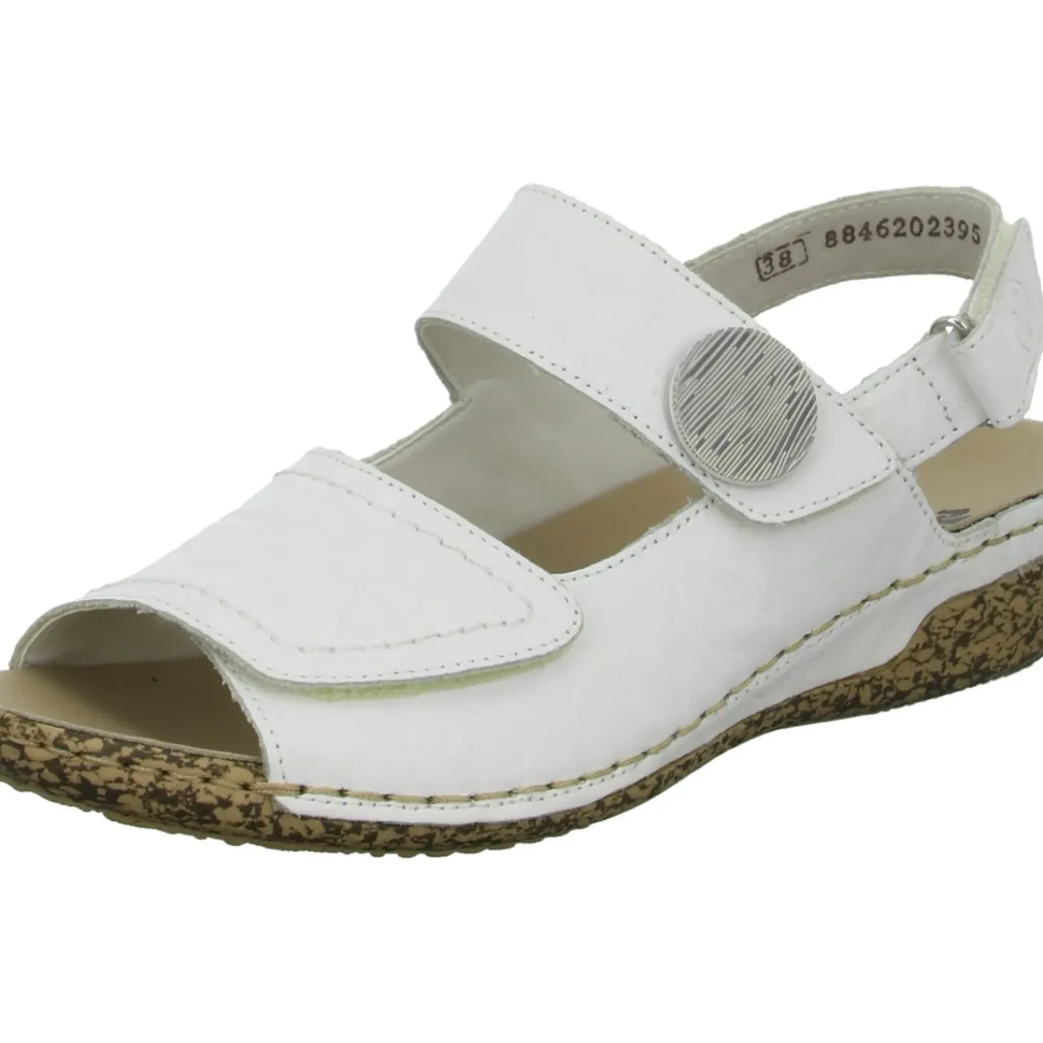 Rieker Sandalette mit Mehrweite bis 30mm Sohlenhöhe