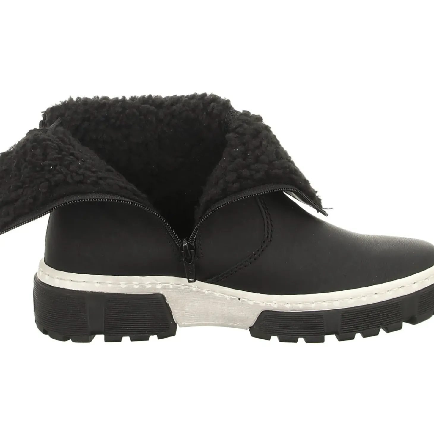 Rieker Schlupf-/Reißverschlußstiefelette Warmfutter bis 35mm Absatz (casual)