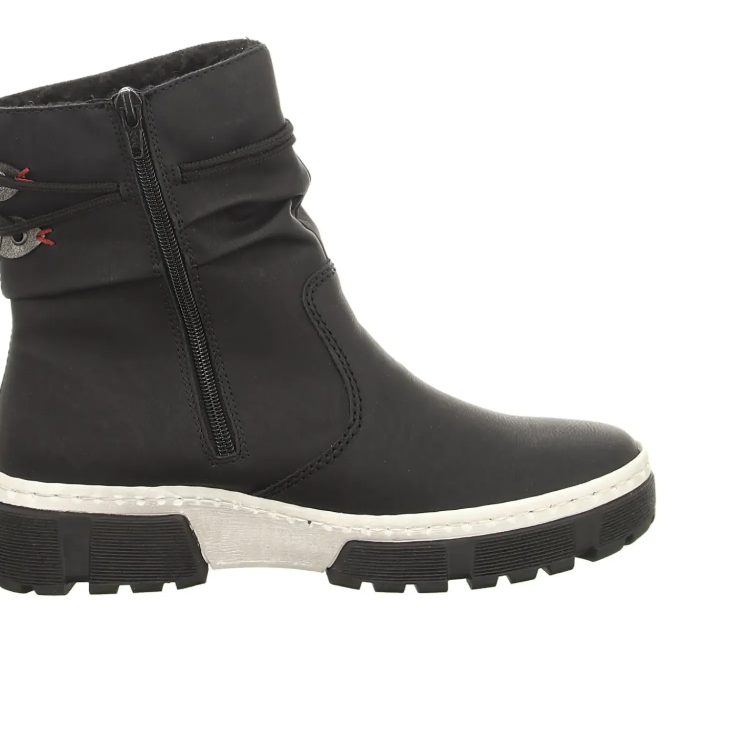 Rieker Schlupf-/Reißverschlußstiefelette Warmfutter bis 35mm Absatz (casual)