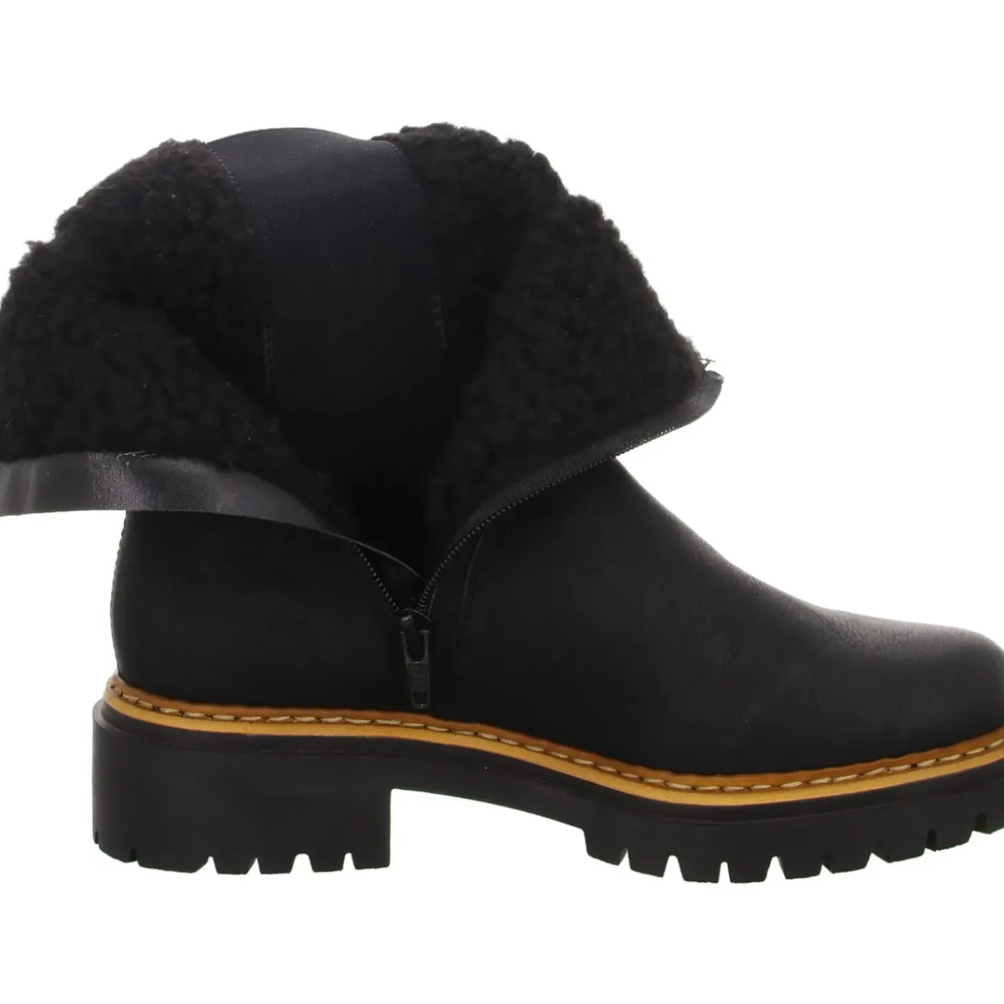 Rieker Schlupf-/Reißverschlußstiefelette Warmfutter bis 35mm Absatz (casual)