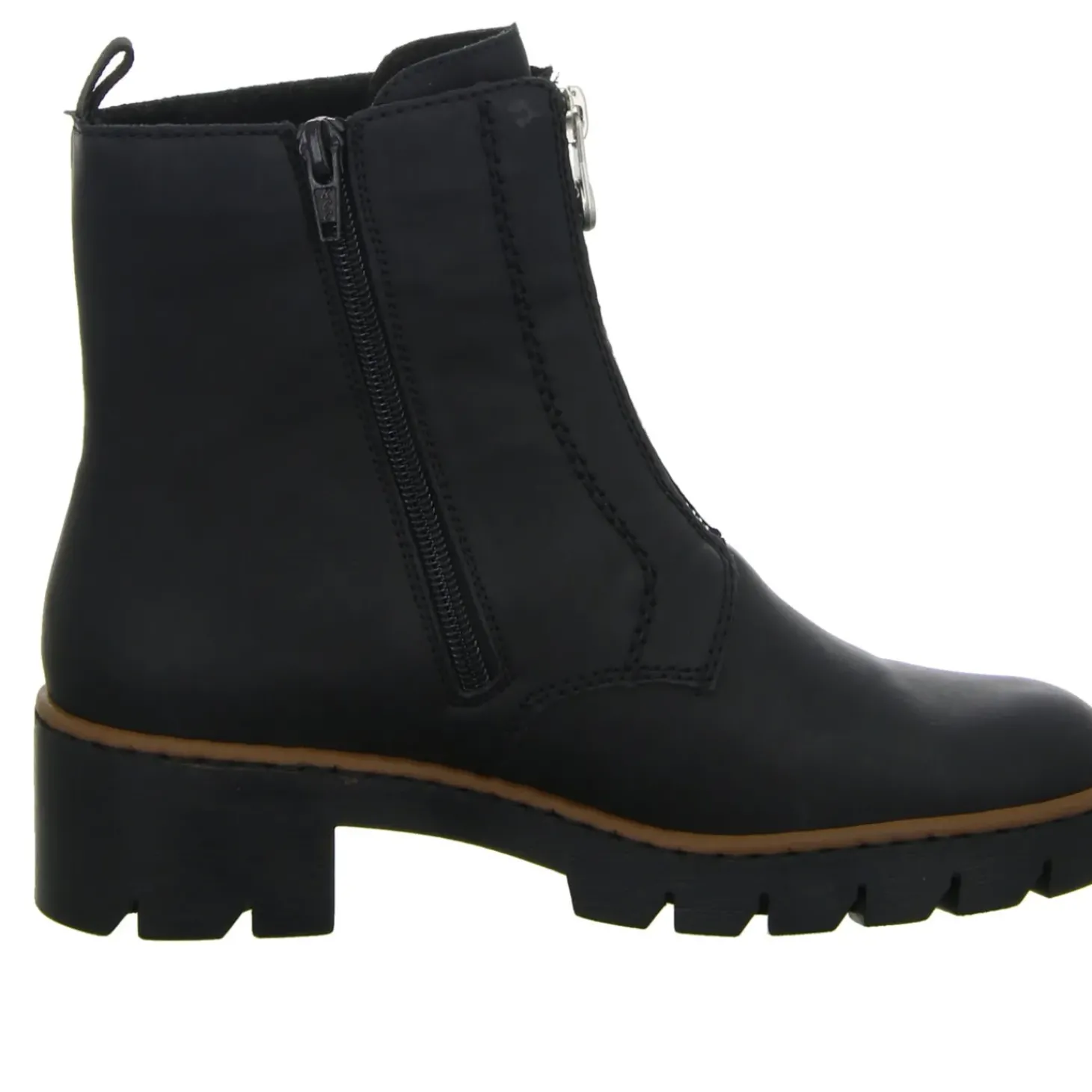 Rieker Schlupf-/Reißverschlußstiefelette Warmfutter bis 35mm Absatz (casual)