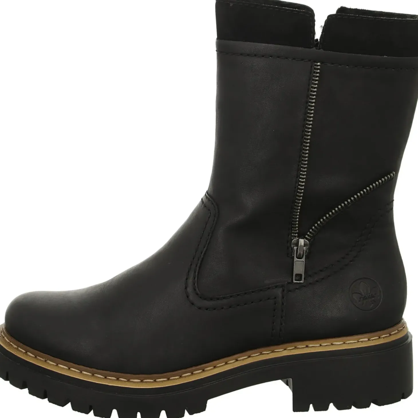Rieker Schlupf-/Reißverschlußstiefelette Warmfutter bis 35mm Absatz (casual)
