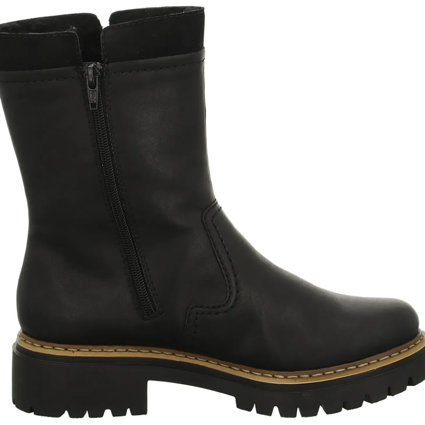 Rieker Schlupf-/Reißverschlußstiefelette Warmfutter bis 35mm Absatz (casual)