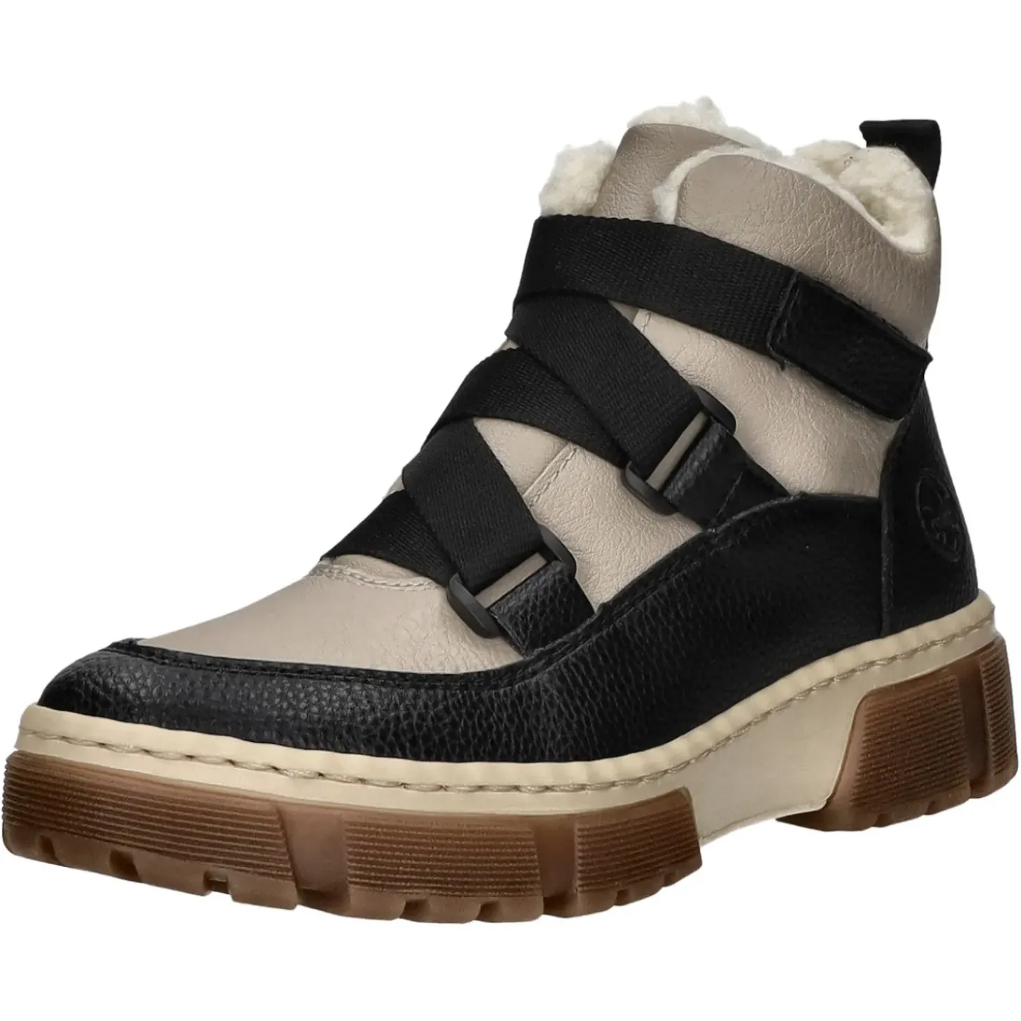 Rieker Schlupf-/Reißverschlußstiefelette Warmfutter bis 35mm Absatz (casual)