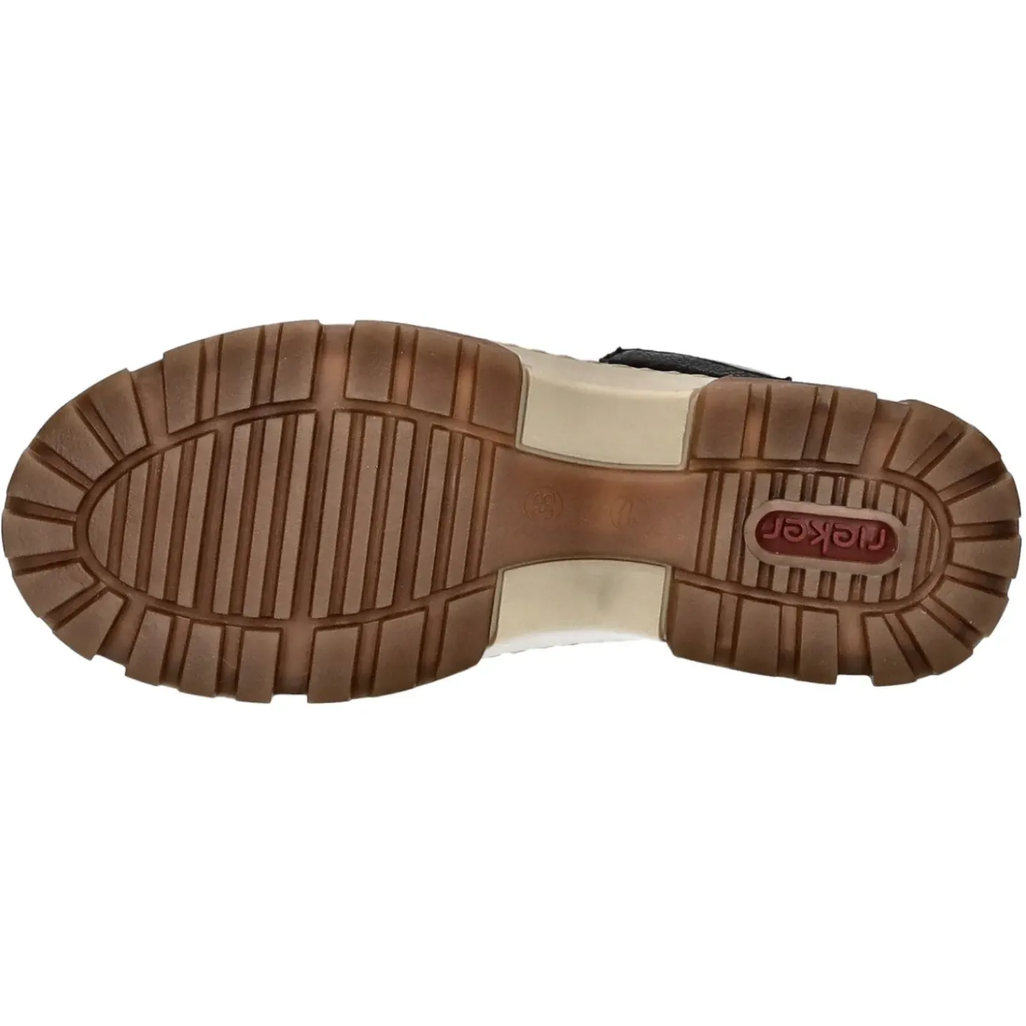 Rieker Schlupf-/Reißverschlußstiefelette Warmfutter bis 35mm Absatz (casual)