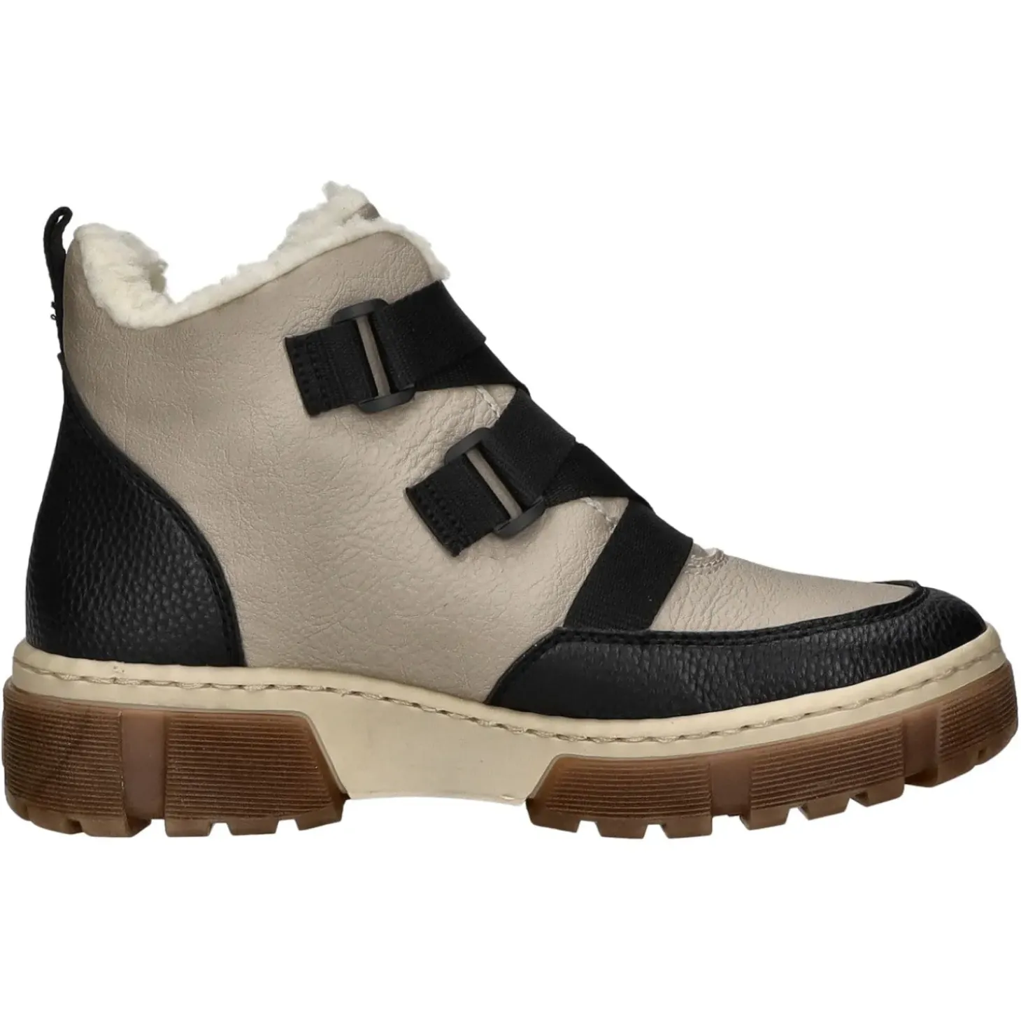 Rieker Schlupf-/Reißverschlußstiefelette Warmfutter bis 35mm Absatz (casual)