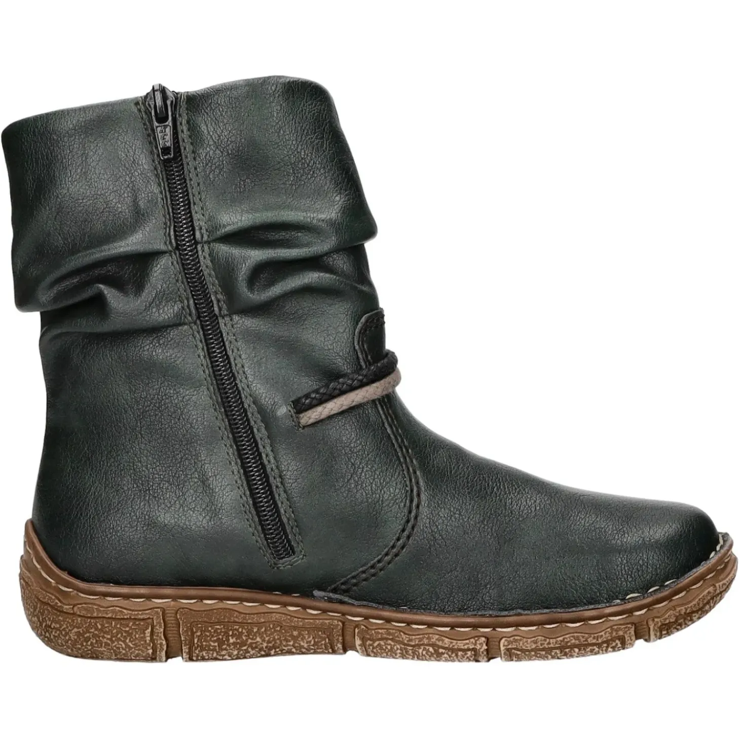 Rieker Schlupf-/Reißverschlußstiefelette Warmfutter bis 35mm Absatz (casual)