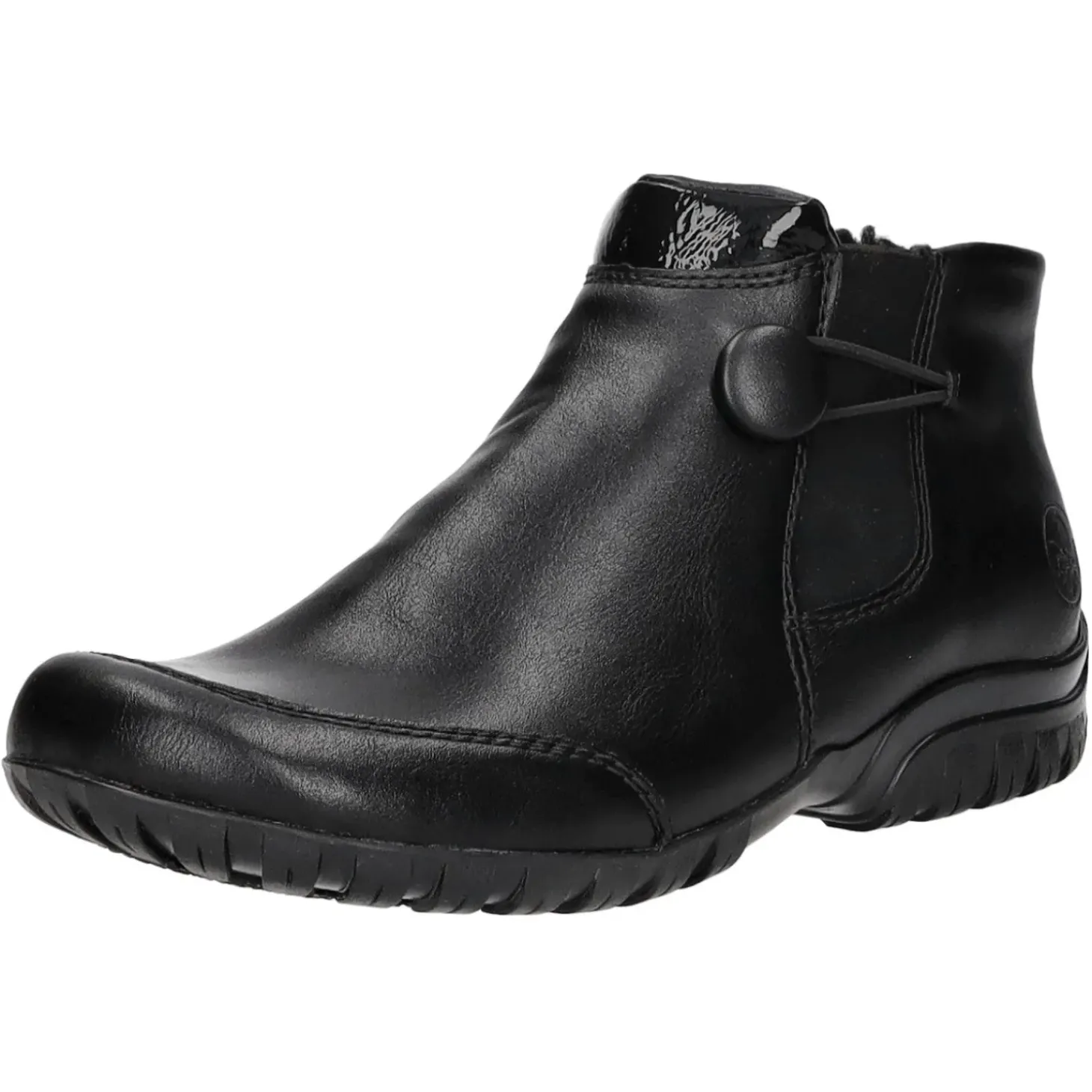 Rieker Schlupf-/Reißverschlußstiefelette Warmfutter bis 35mm Absatz (casual)