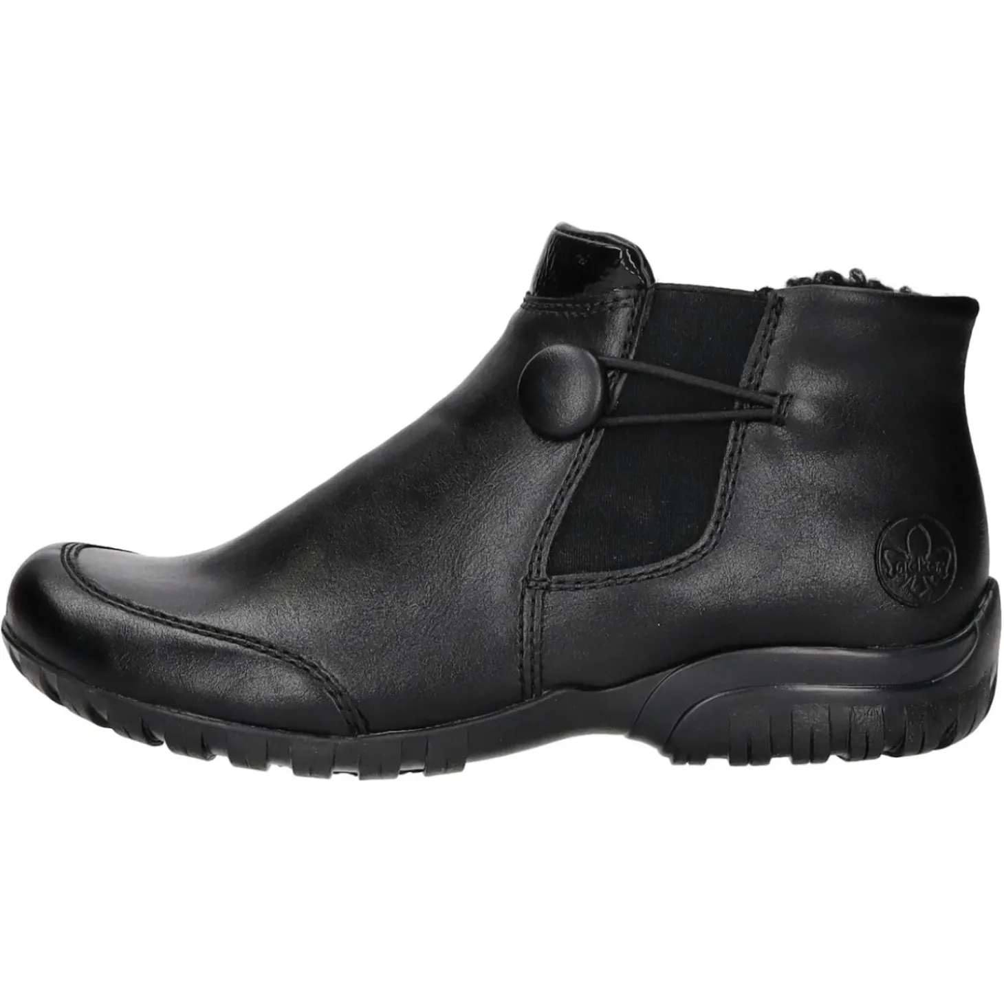 Rieker Schlupf-/Reißverschlußstiefelette Warmfutter bis 35mm Absatz (casual)