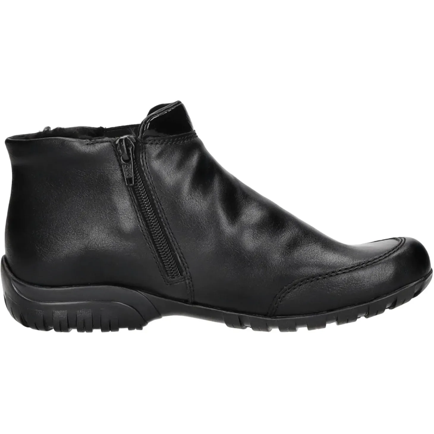 Rieker Schlupf-/Reißverschlußstiefelette Warmfutter bis 35mm Absatz (casual)