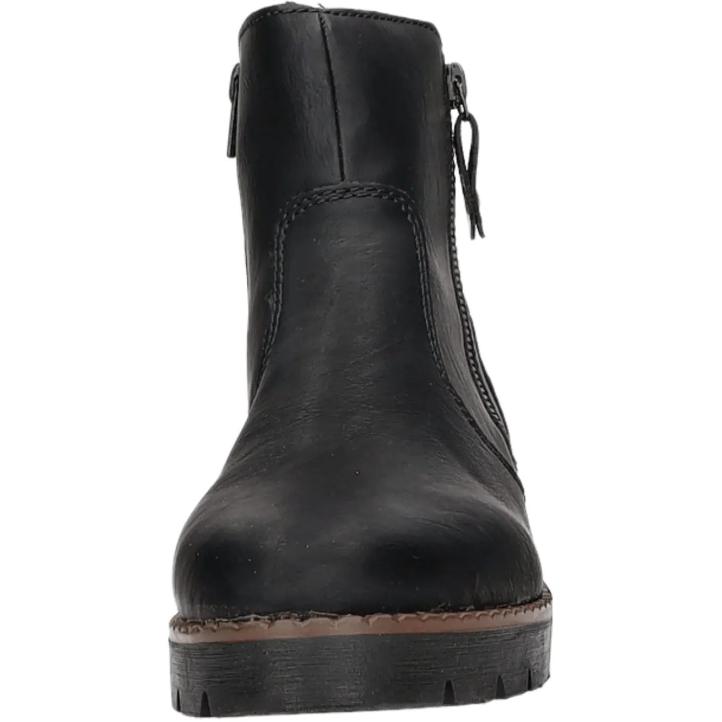 Rieker Schlupf-/Reißverschlußstiefelette Warmfutter bis 35mm Absatz (casual)