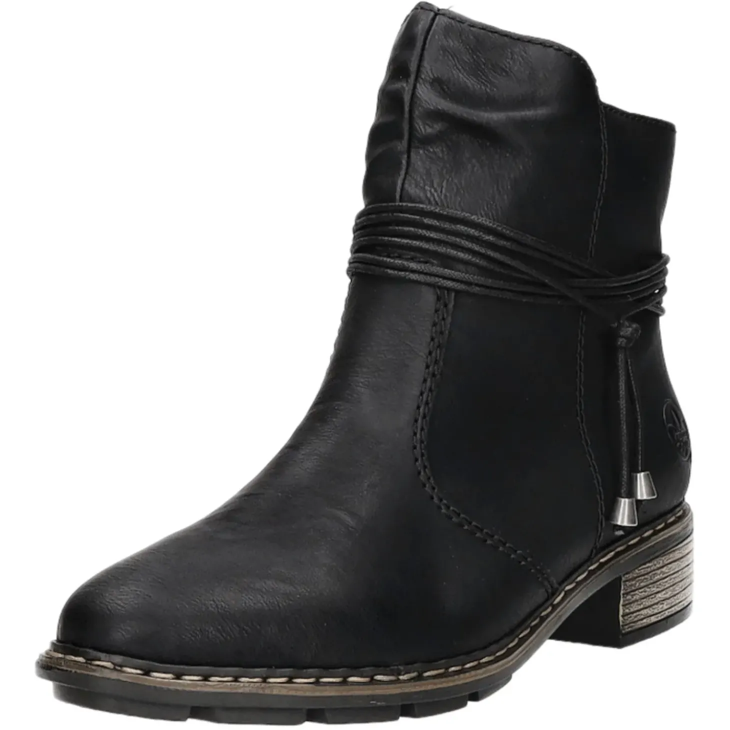 Rieker Schlupf-/Reißverschlußstiefelette Warmfutter bis 35mm Absatz (casual)