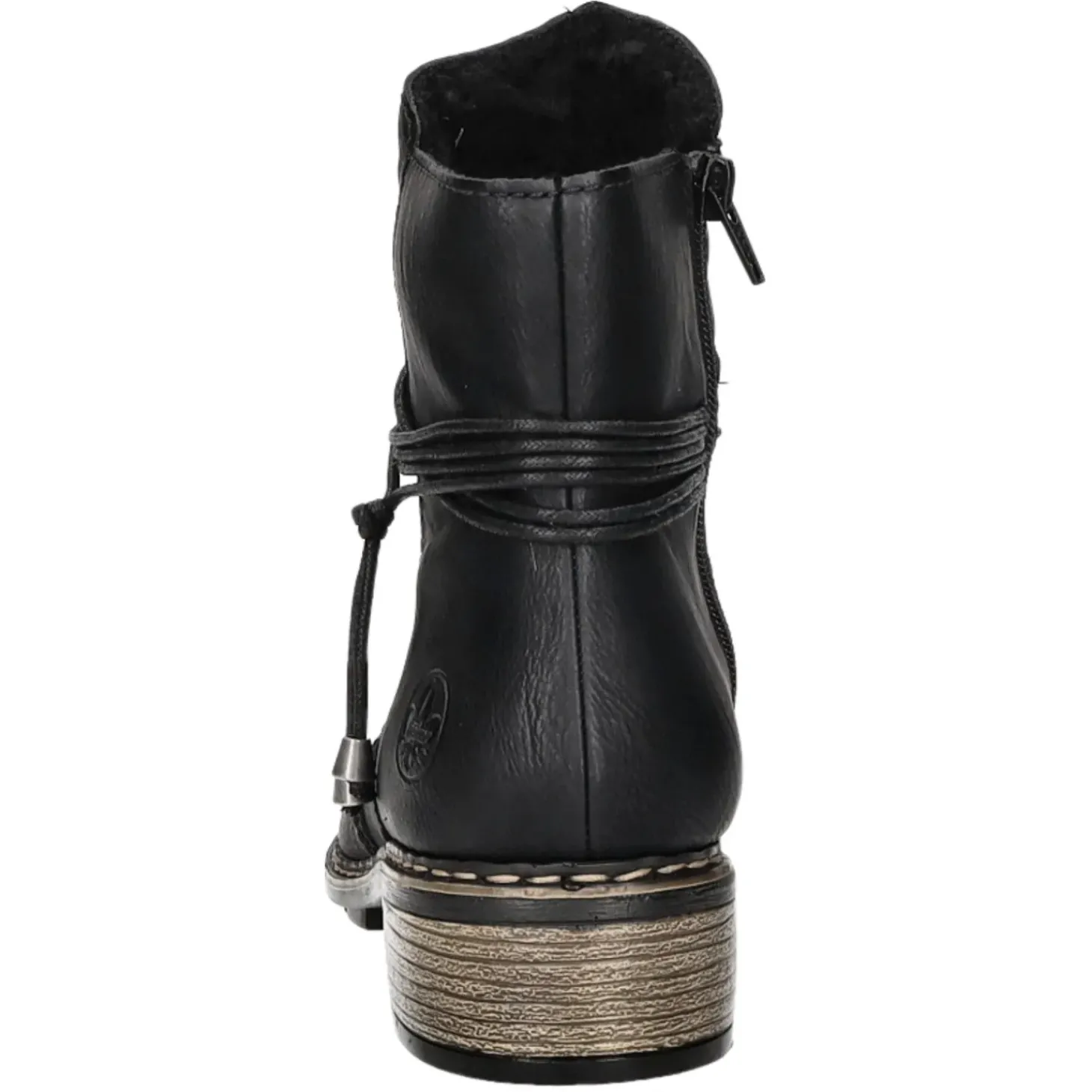 Rieker Schlupf-/Reißverschlußstiefelette Warmfutter bis 35mm Absatz (casual)