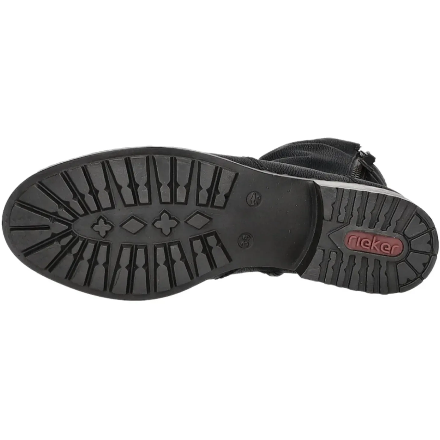 Rieker Schlupf-/Reißverschlußstiefelette Warmfutter bis 35mm Absatz (casual)