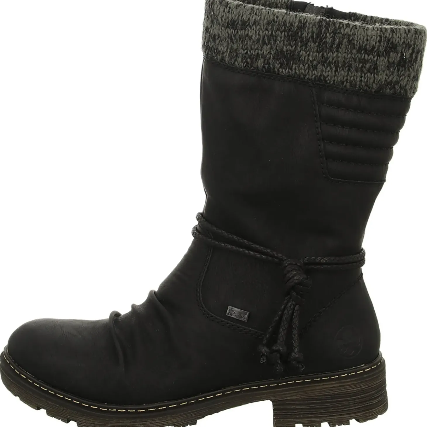Rieker Schlupf-/Reißverschlußstiefelette Warmfutter bis 35mm Absatz (casual)