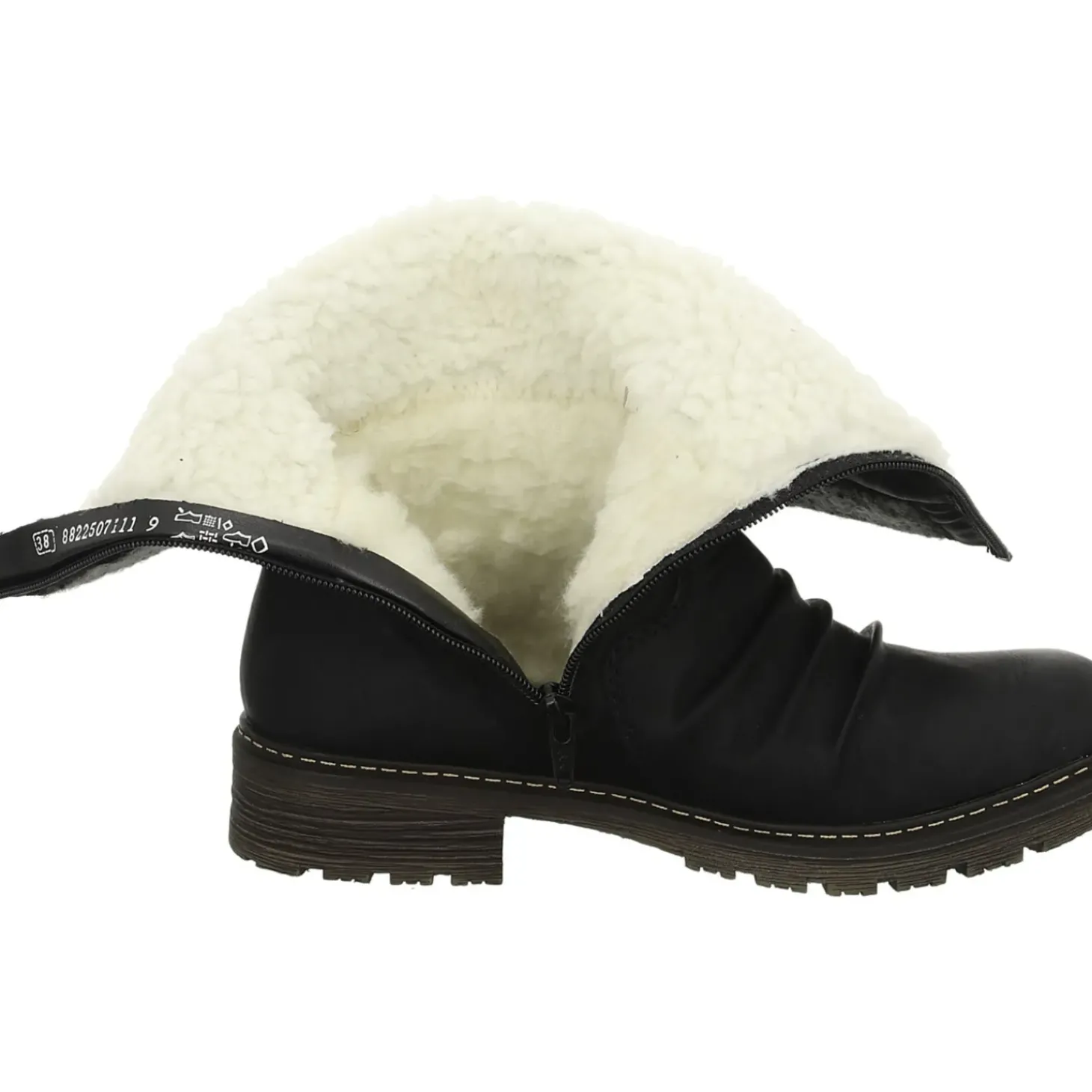 Rieker Schlupf-/Reißverschlußstiefelette Warmfutter bis 35mm Absatz (casual)