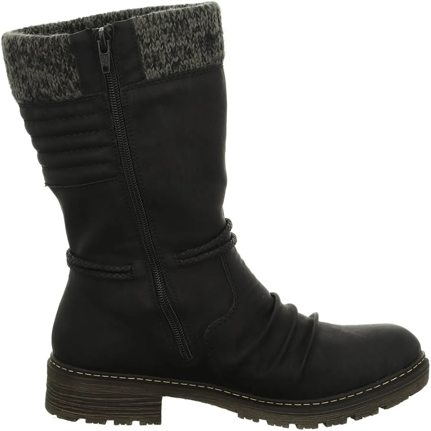 Rieker Schlupf-/Reißverschlußstiefelette Warmfutter bis 35mm Absatz (casual)