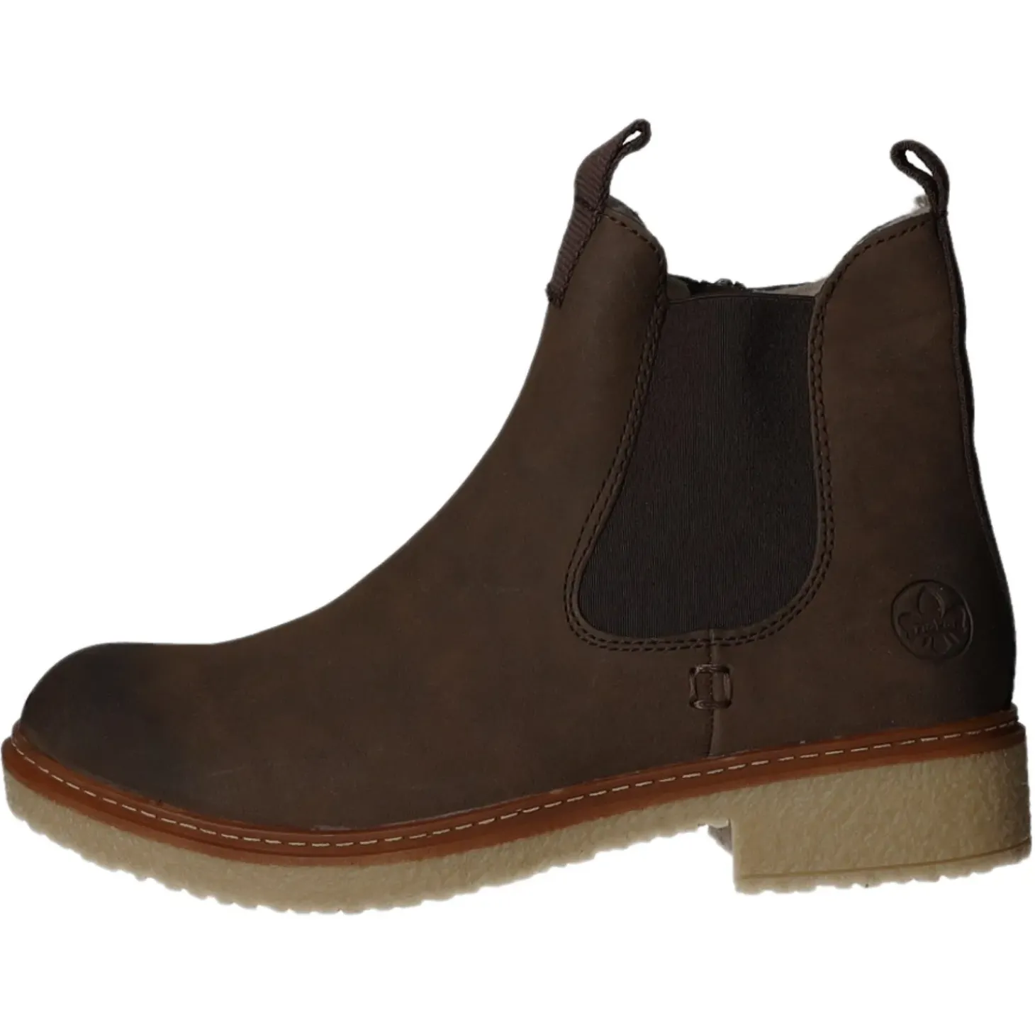Rieker Schlupf-/Reißverschlußstiefelette Warmfutter bis 35mm Absatz (casual)