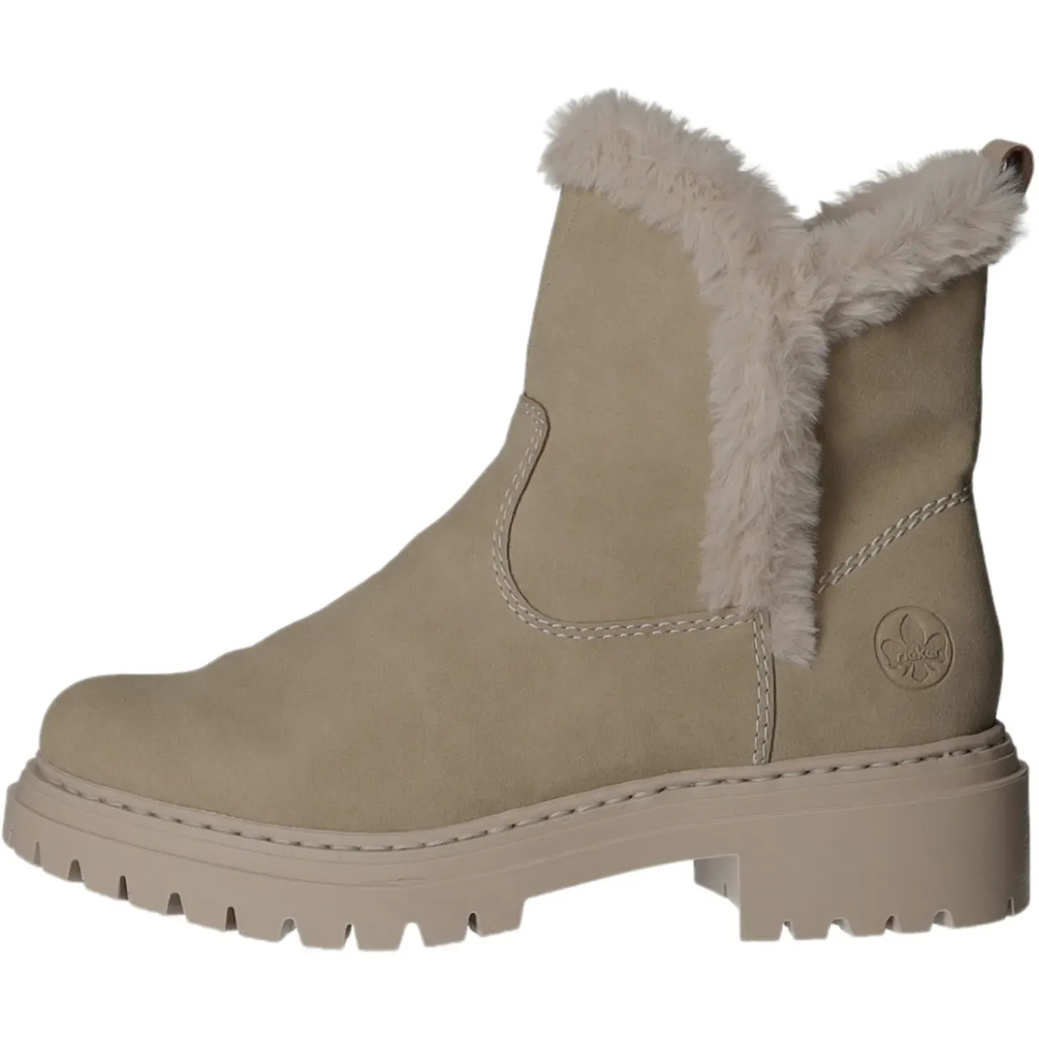 Rieker Schlupf-/Reißverschlußstiefelette Warmfutter bis 35mm Absatz (casual)