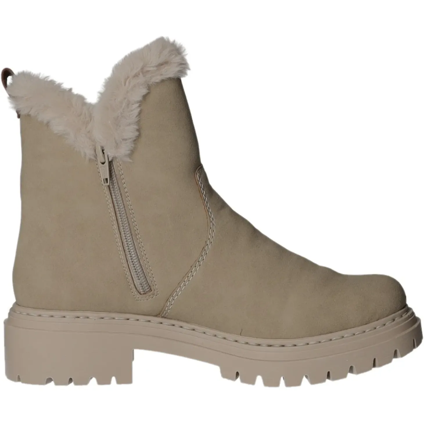Rieker Schlupf-/Reißverschlußstiefelette Warmfutter bis 35mm Absatz (casual)