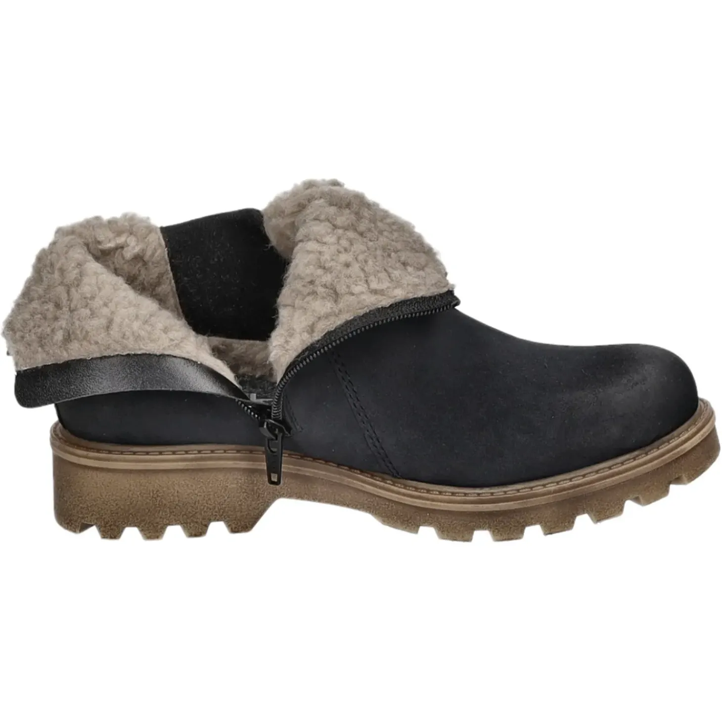 Rieker Schlupf-/Reißverschlußstiefelette Warmfutter bis 35mm Absatz (casual)