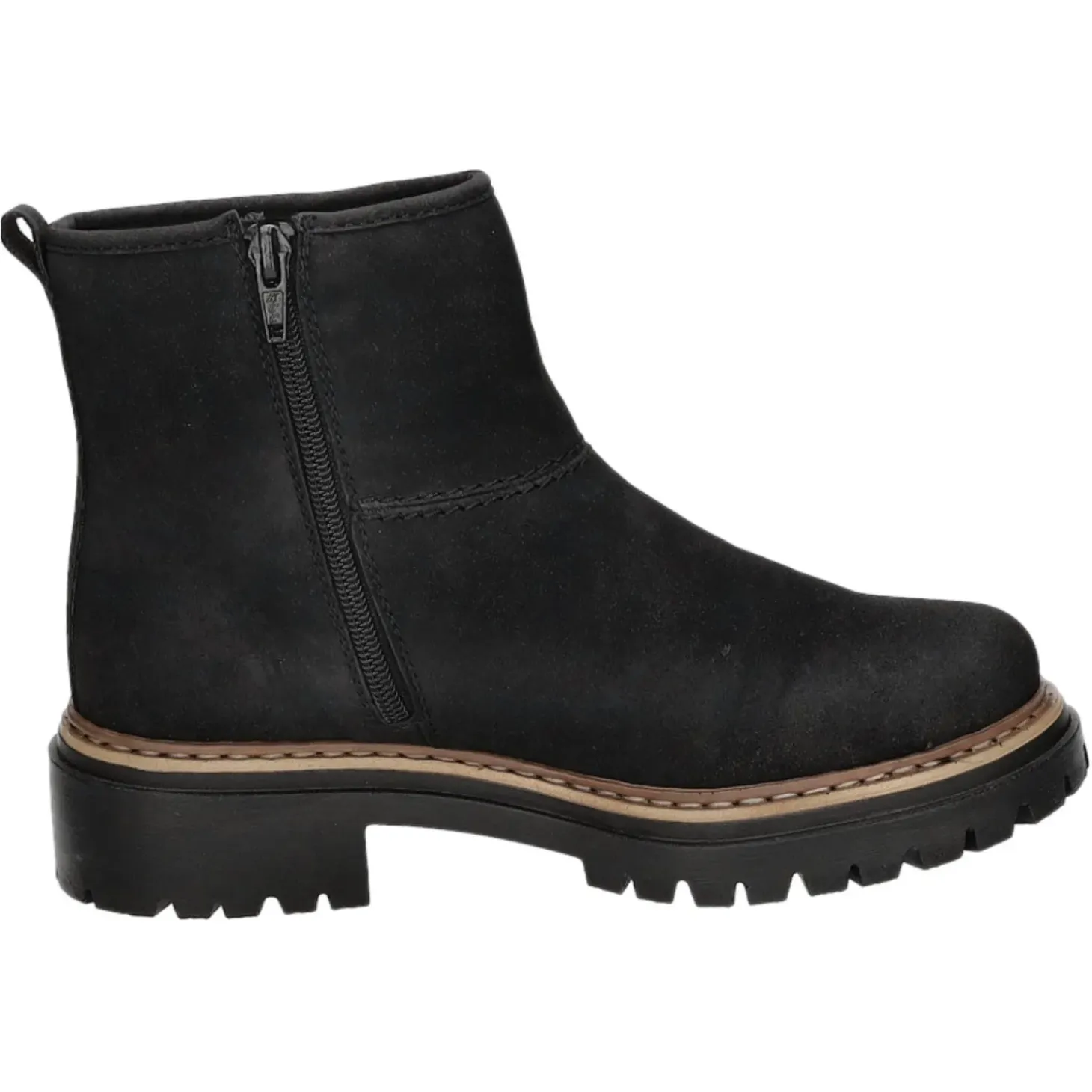 Rieker Schlupf-/Reißverschlußstiefelette Warmfutter bis 35mm Absatz (casual)