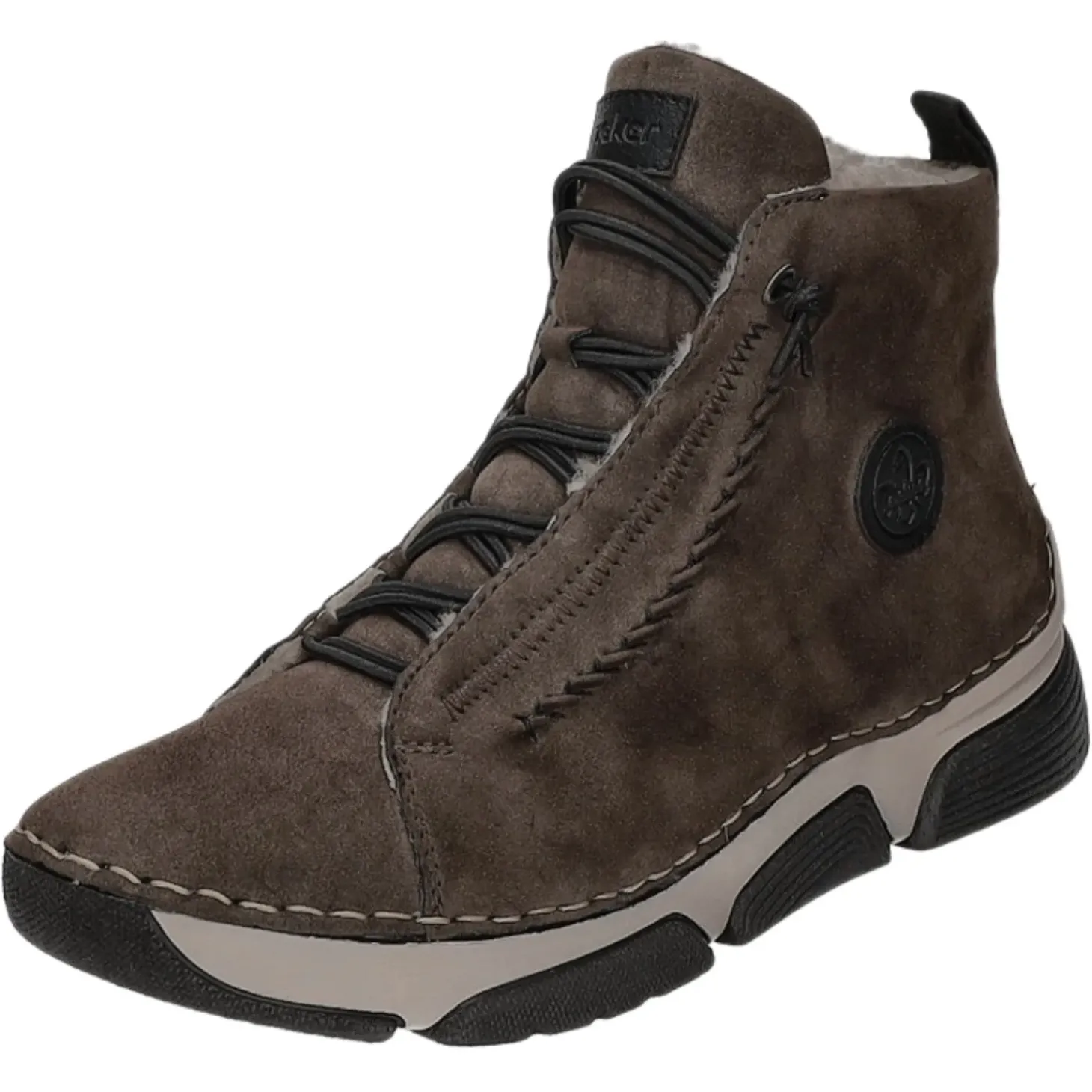 Rieker Schlupf-/Reißverschlußstiefelette Warmfutter bis 35mm Absatz (casual)