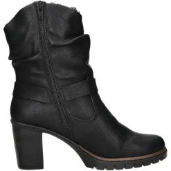 Rieker Schlupf-/Reißverschlußstiefelette Warmfutter ab 35mm Absatz