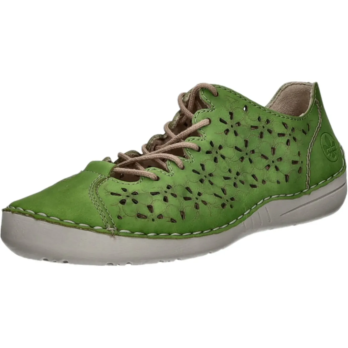 Rieker Schnürhalbschuh luftdurchlässig (durchbrochenes/geflochtenes Obermaterial)