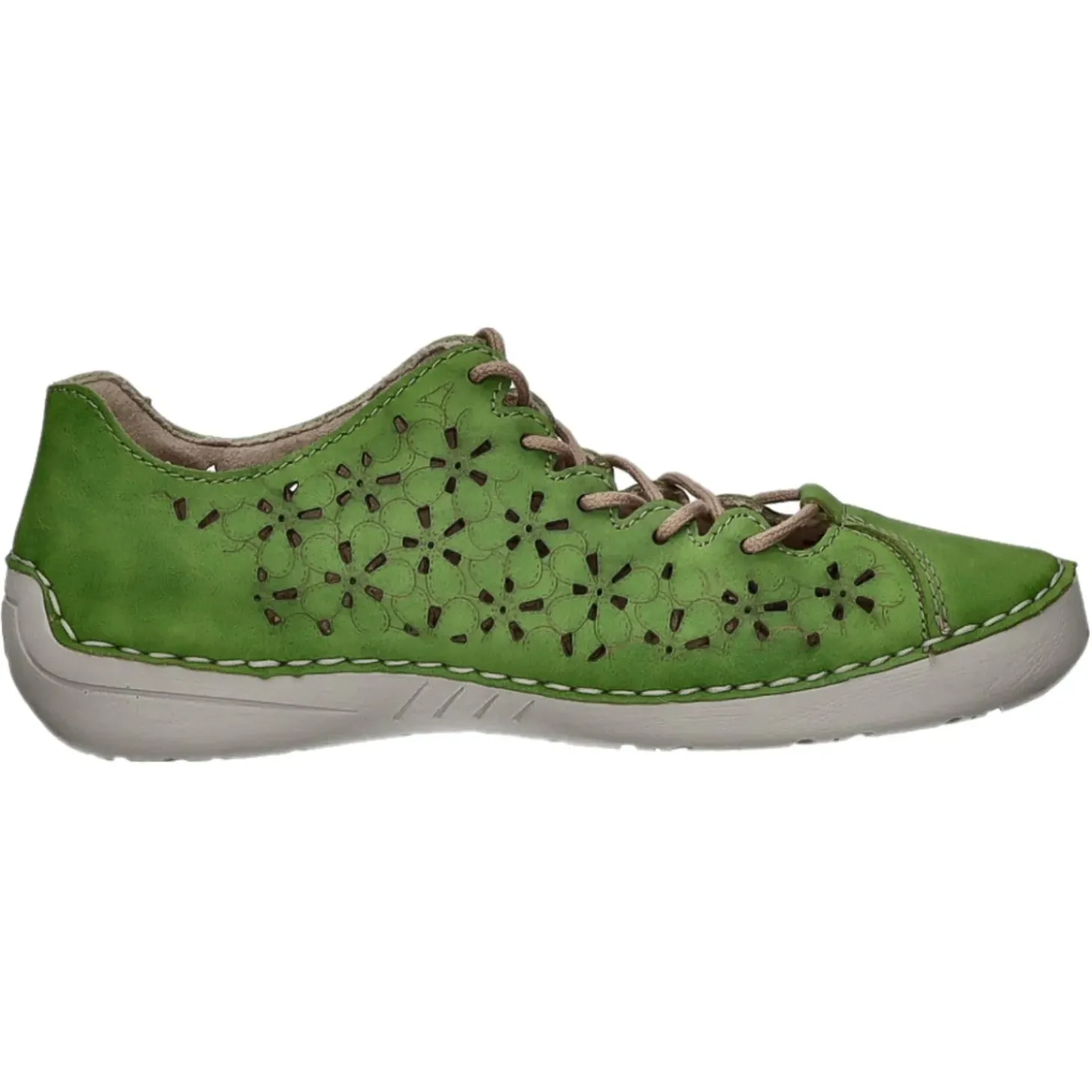 Rieker Schnürhalbschuh luftdurchlässig (durchbrochenes/geflochtenes Obermaterial)