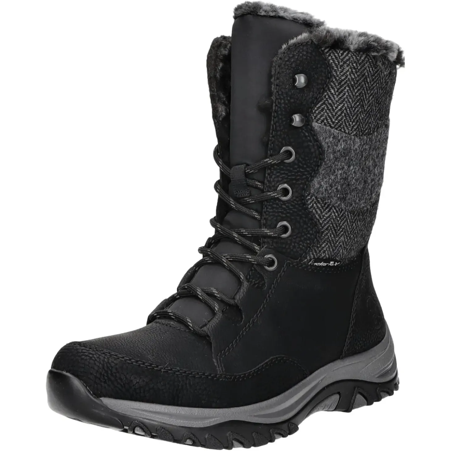 Rieker Schnürstiefelette Warmfutter bis 35mm Absatz (casual)