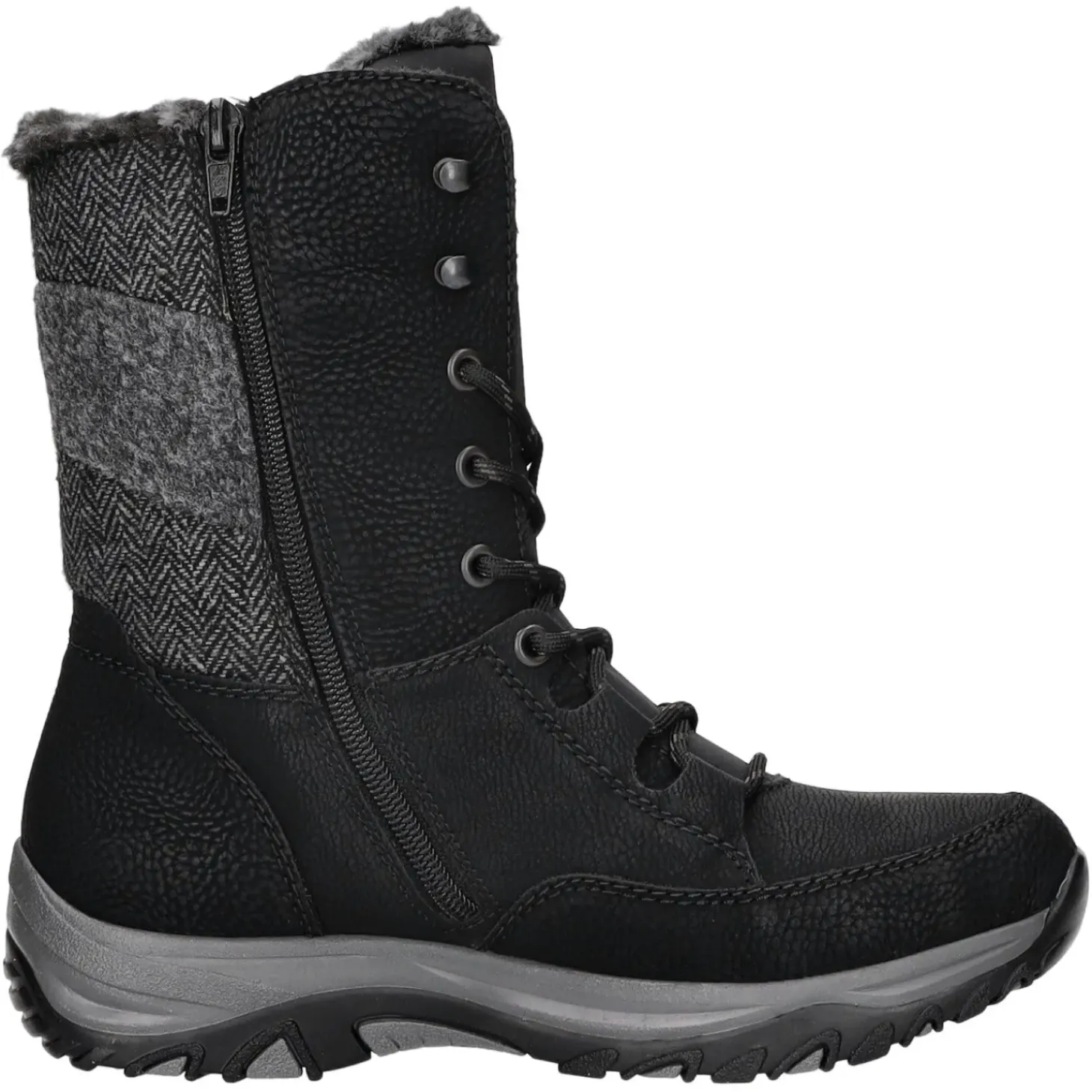 Rieker Schnürstiefelette Warmfutter bis 35mm Absatz (casual)