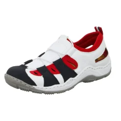 Rieker Slipper/Kletthalbschuh luftdurchlässig (durchbrochenes/geflochtenes Obermaterial)