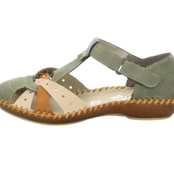 Rieker Slipper/Kletthalbschuh luftdurchlässig (durchbrochenes/geflochtenes Obermaterial)