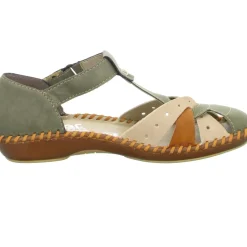Rieker Slipper/Kletthalbschuh luftdurchlässig (durchbrochenes/geflochtenes Obermaterial)