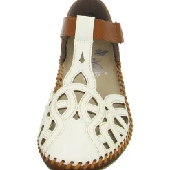 Rieker Slipper/Kletthalbschuh luftdurchlässig (durchbrochenes/geflochtenes Obermaterial)