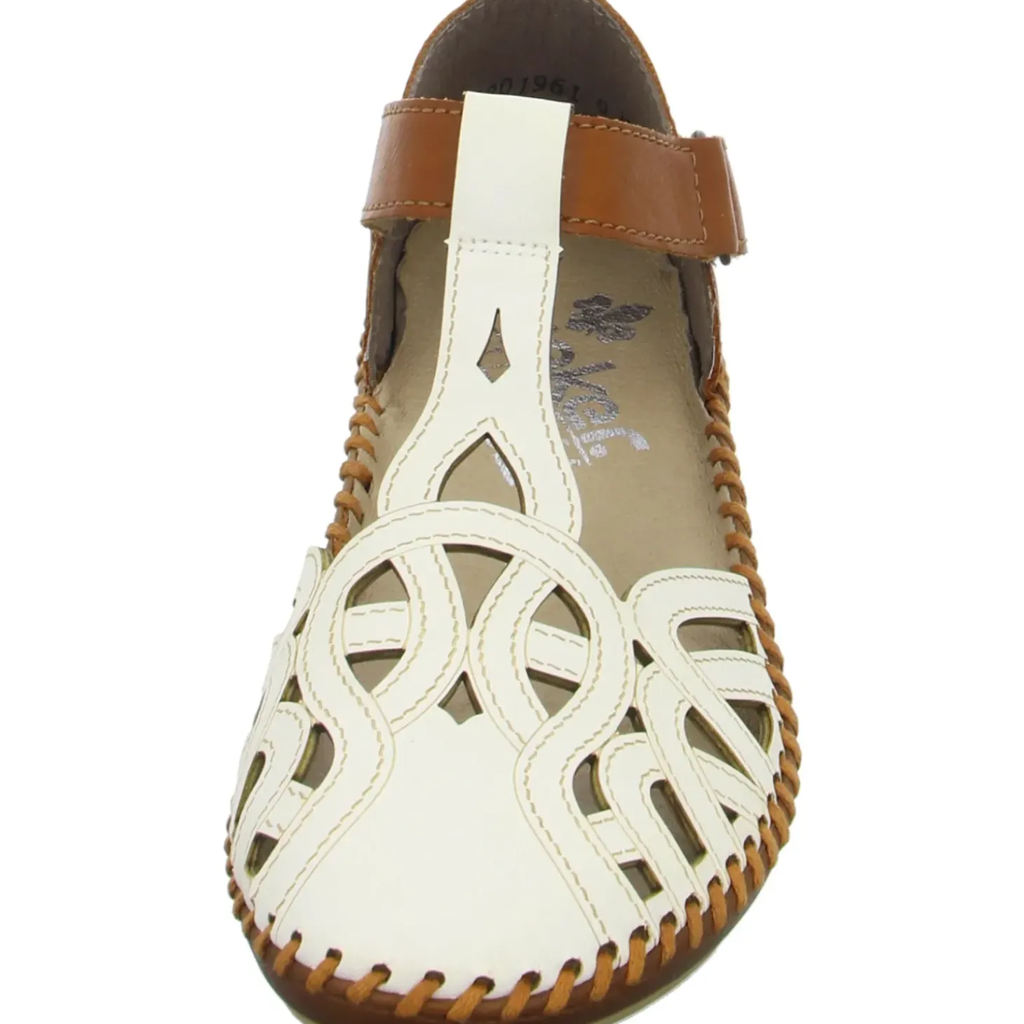 Rieker Slipper/Kletthalbschuh luftdurchlässig (durchbrochenes/geflochtenes Obermaterial)